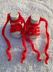 Crochet Gladiator Baby Sandals