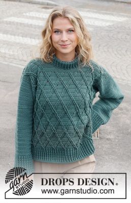 Teal Crossover Sweater