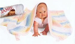 Rainbow Striped Baby Throw