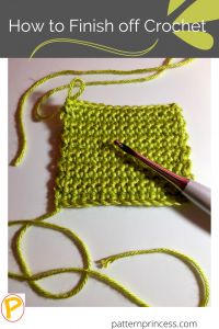 How to Finish off Crochet