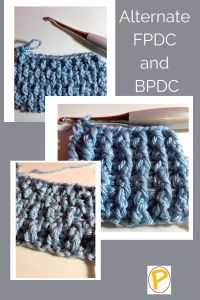 How to Work a Front Post or Back Post Double Crochet Stitch
