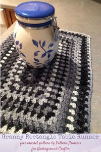 Granny Square Table Runner