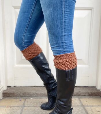 Twisted Tweed Boot Cuffs