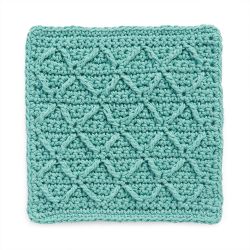 Diamond Lines Dishcloth