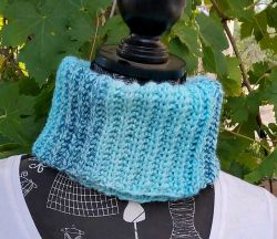 Crochet Knit Look Neck Warmer