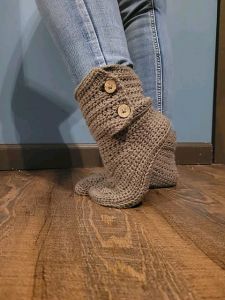 Crochet Adult Boots