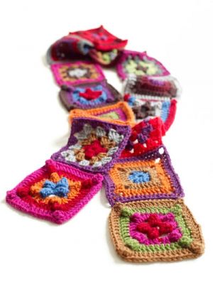 Granny Squares Scarf