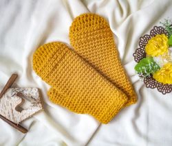 Easy Crochet Mittens