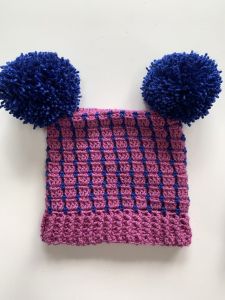 Easy square baby hat