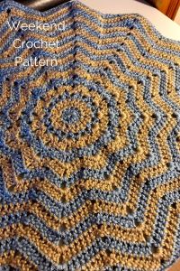 12 Point Round Ripple Baby Blanket