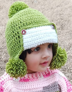 Toddler Aviator Style Earflap Hat