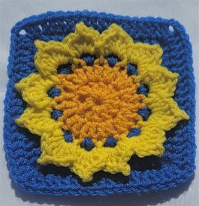 Sunflower Granny Square