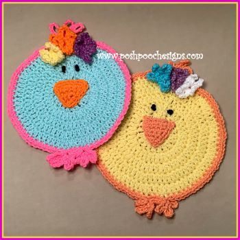 Spring Chick Pot Holder