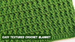 Easy Textured Crochet Blanket