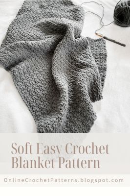 Soft Easy Crochet Blanket