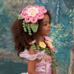 Flower Princess Collar and Hat