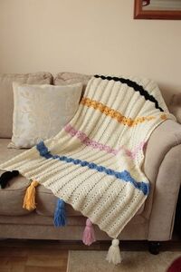 Dotted Ripple Blanket