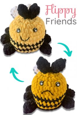 Reversible bee- Flippy Friends