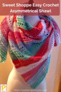 Sweet Shoppe Easy Asymmetrical Shawl