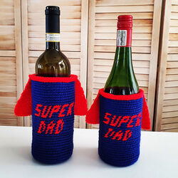 Super Dad Wine Cover
