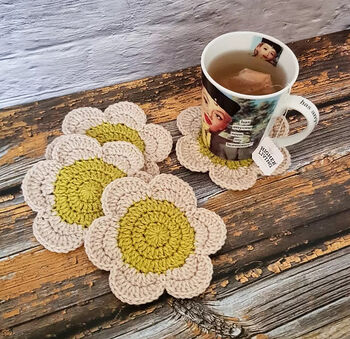Flower Power Coasters