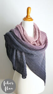 Indigo Blush Shawl