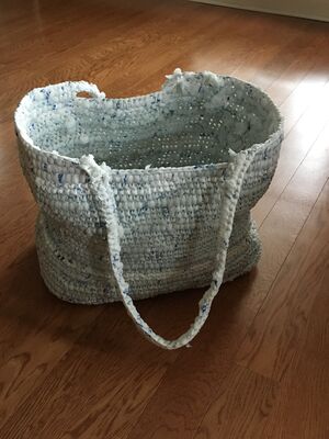 Bag Eating Plarn Tote