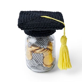 Graduations Cap Mason Jar Topper