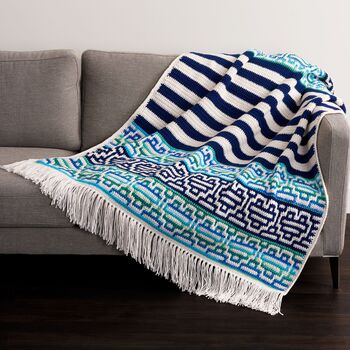 Hearty Stripes Mosaic Blanket