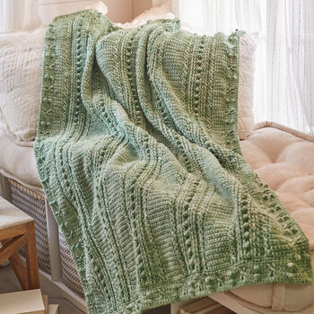 Comforting One-Color Throw