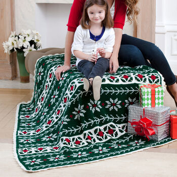 Poinsettia Throw