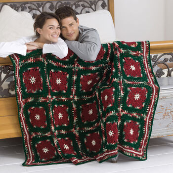 Poinsettia Throw