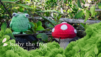 Kirby the Frog Amigurumi Set