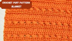 Easy Crochet Puff Motif