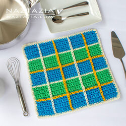 Plaid Dishcloth