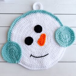 Snowman Hot Pad