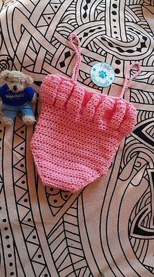 Crochet Puff Baby Romper