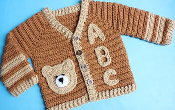 Applique Baby Cardigan Jacket