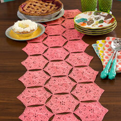 Flower and Fan Table Runner