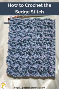 How to Crochet the Sedge Stitch