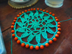 Easy Beaded Coaster