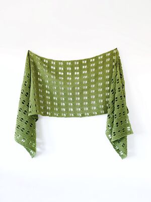 Silverwood Sideways Shawl