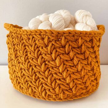 Chunky Chevron Basket