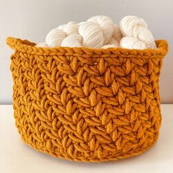 Chunky Chevron Basket