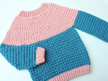 Round Neck Baby Sweater