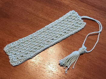 Moss Stitch Bookmark