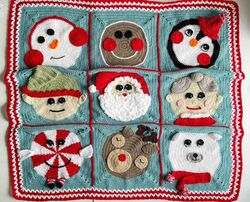 Christmas Granny Square Blanket