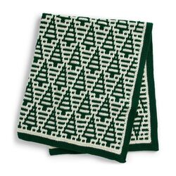 Evergreen Mosaic Blanket