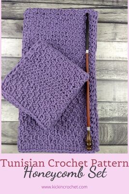 Honeycomb Hand Towel and Washcloth