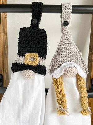 Pilgrim Gnomes Towel Toppers